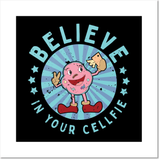 Believe In Your Cellfie Biology Science Pun Posters and Art